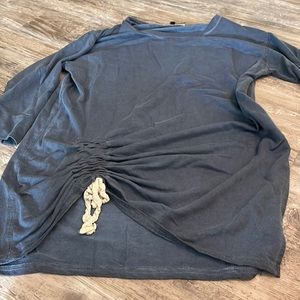 Cute top with leggings or jeans